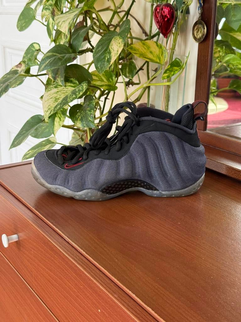 Nike - Air Foamposite One - Denim - 40,5, Enlèvement ou Envoi, Nike, Comme neuf, Bleu