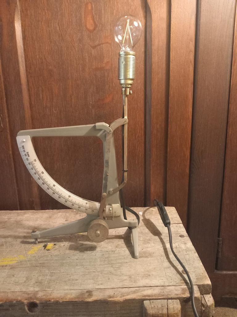 vintage tafellamp,  bureaulamp,, Ophalen of Verzenden