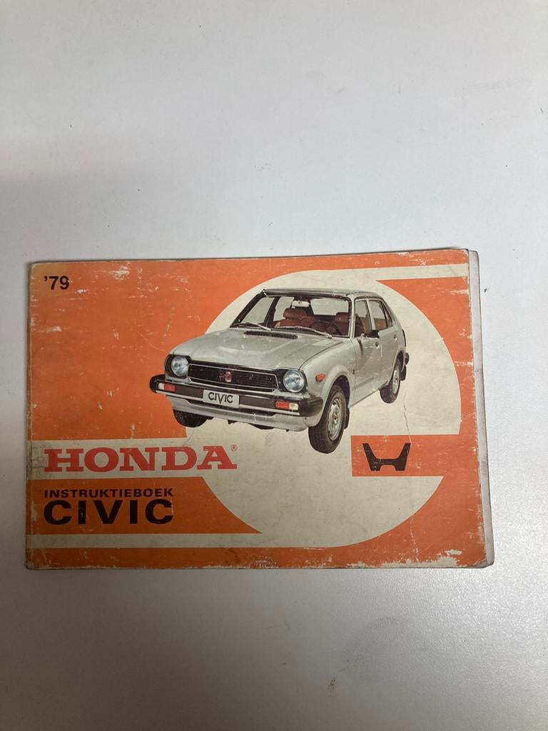 HONDA CIVIC 1979 handleiding, Auto diversen, Handleidingen en Instructieboekjes, Ophalen of Verzenden