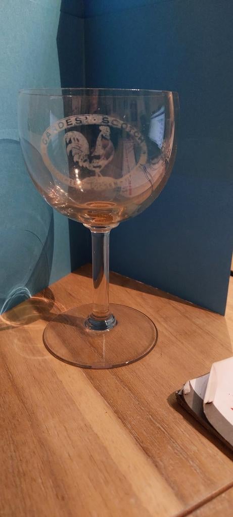 Gezuurd  Gardes Scotch Br Loosen  Halen, Ophalen of Verzenden, Gebruikt, Glas of Glazen, Overige merken