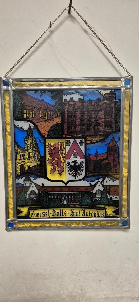 Glas in lood Zoersel- Halle- Sint Antonius, Ophalen