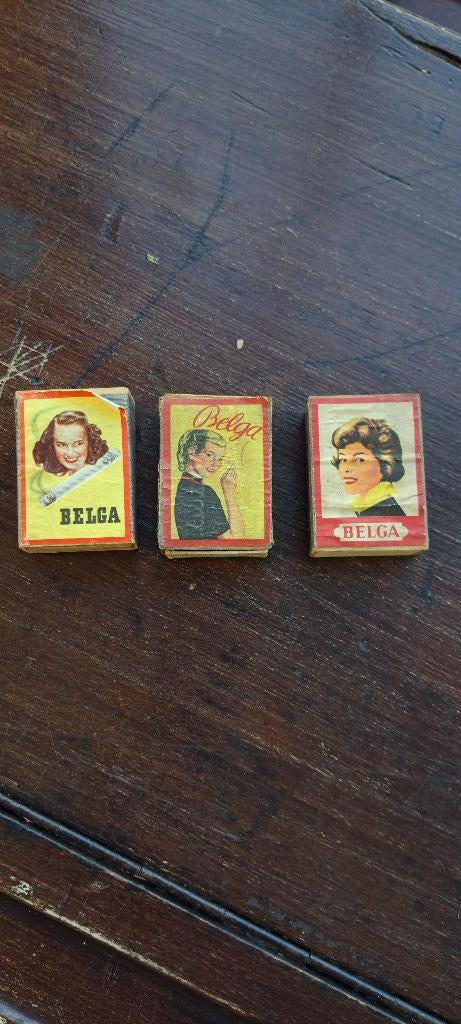 Oude luciferdoosjes Belga, Verzamelen, Ophalen, Gebruikt, Luciferdoosjes of -merken
