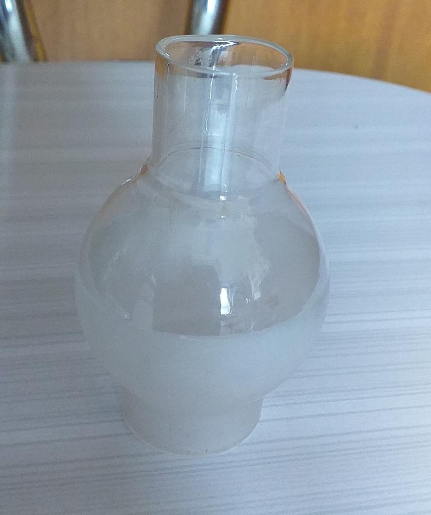 verre de lampe à pétrole h 8,5 cm, Enlèvement ou Envoi, Utilisé, Verre