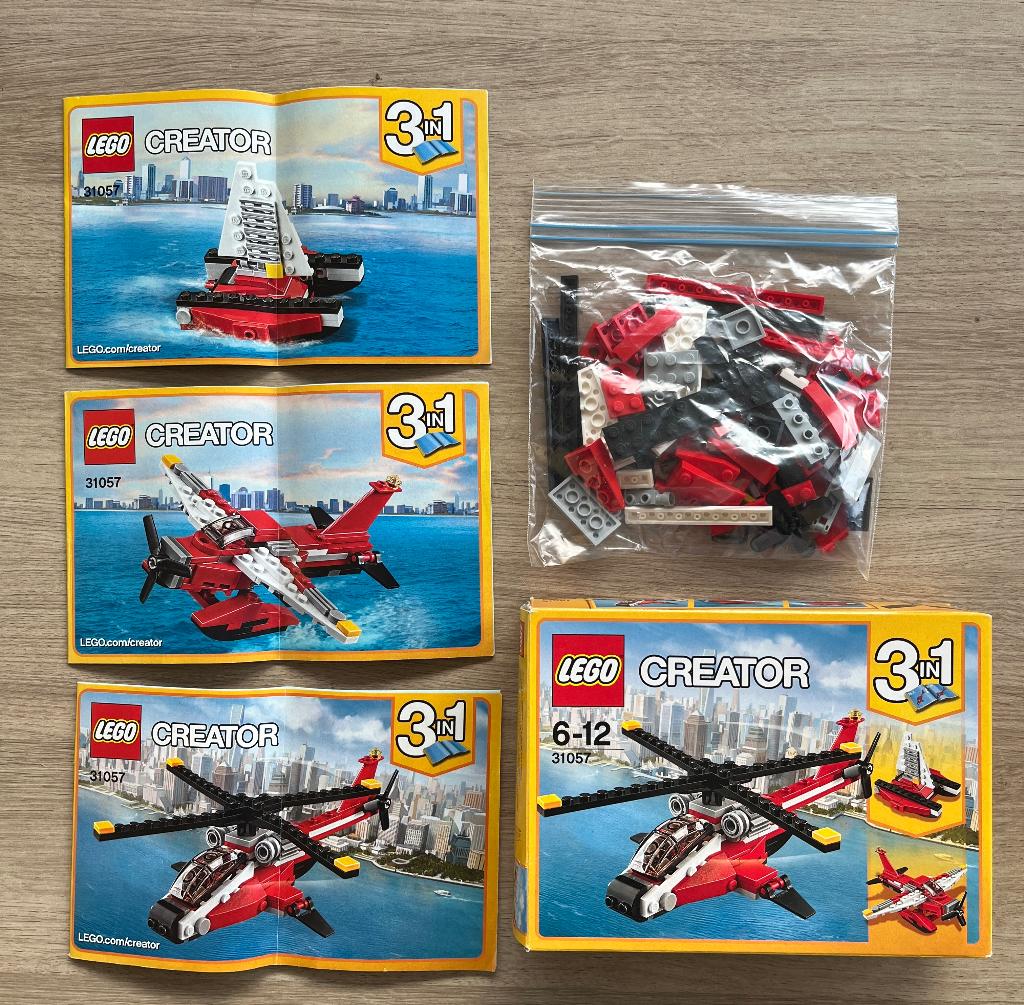Lego Creator 31056 (3-in-1: vliegtuig-helikopter-catamaran), Kinderen en Baby's, Speelgoed | Duplo en Lego, Zo goed als nieuw