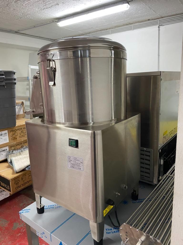 Machine à éplucher les pommes de terre – 8 kg – 160 kg / h, Enlèvement ou Envoi