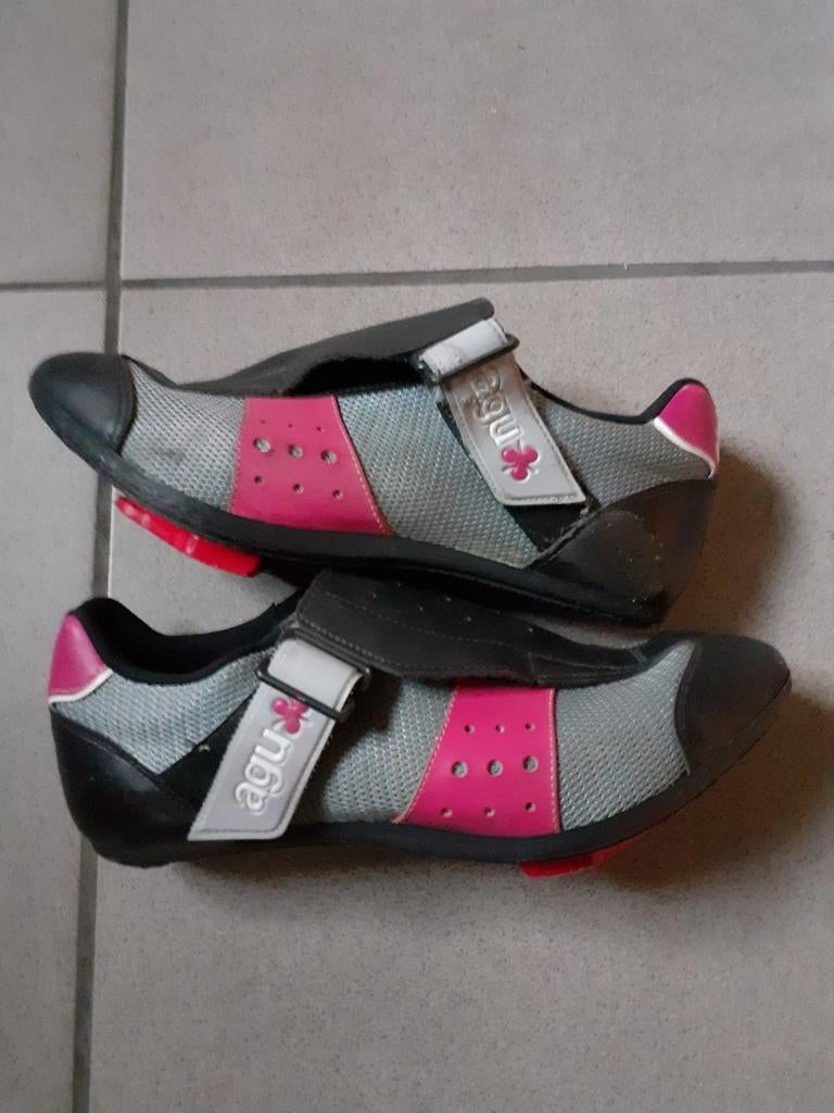 Fietsschoenen AGU m45/46 met Look-plaatjes, Fietsen en Brommers, Ophalen