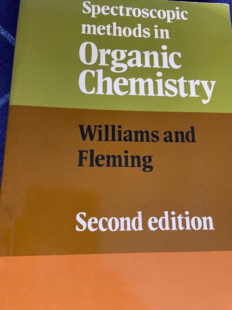 Spectroscopische methodes in Organic Chemistry, Boeken, Studieboeken en Cursussen, Ophalen of Verzenden, Gelezen, Hoger Onderwijs
