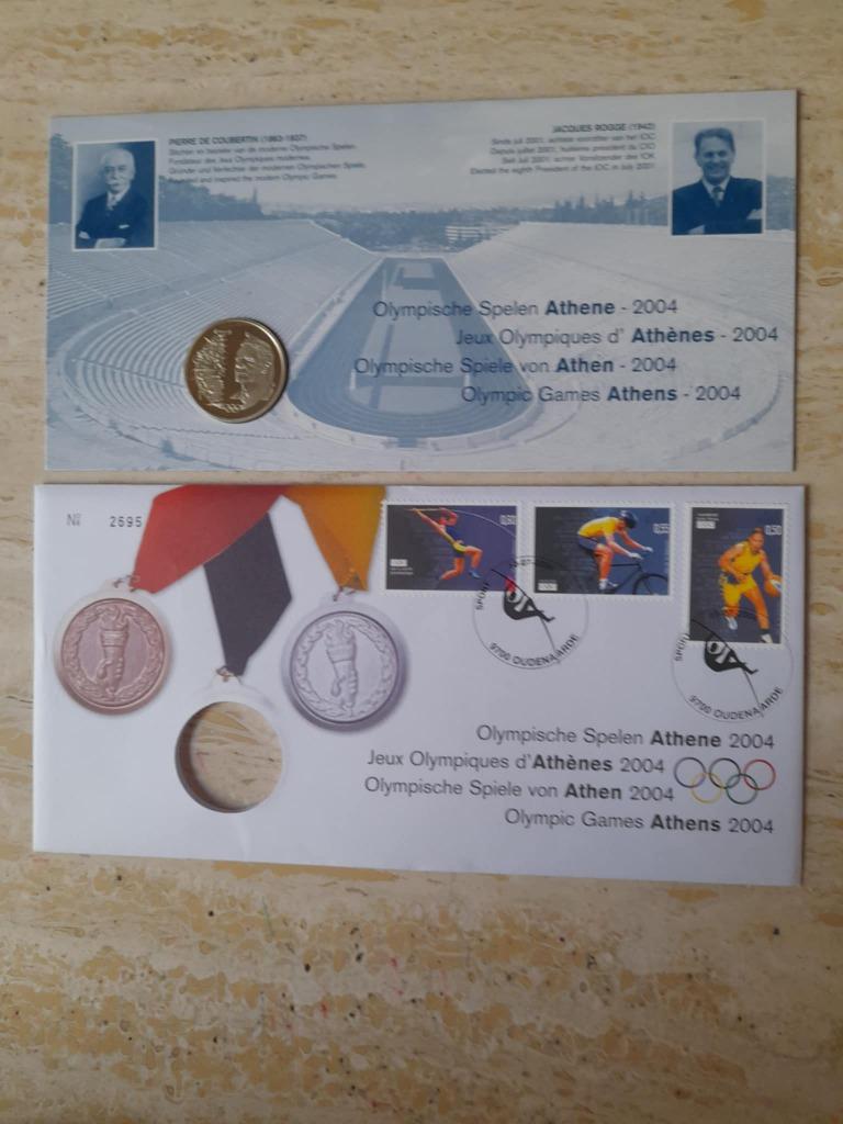 Numisletter Nr. 2695 'Olympische Spelen Athene 2004', Enlèvement ou Envoi, Affranchi, Sport