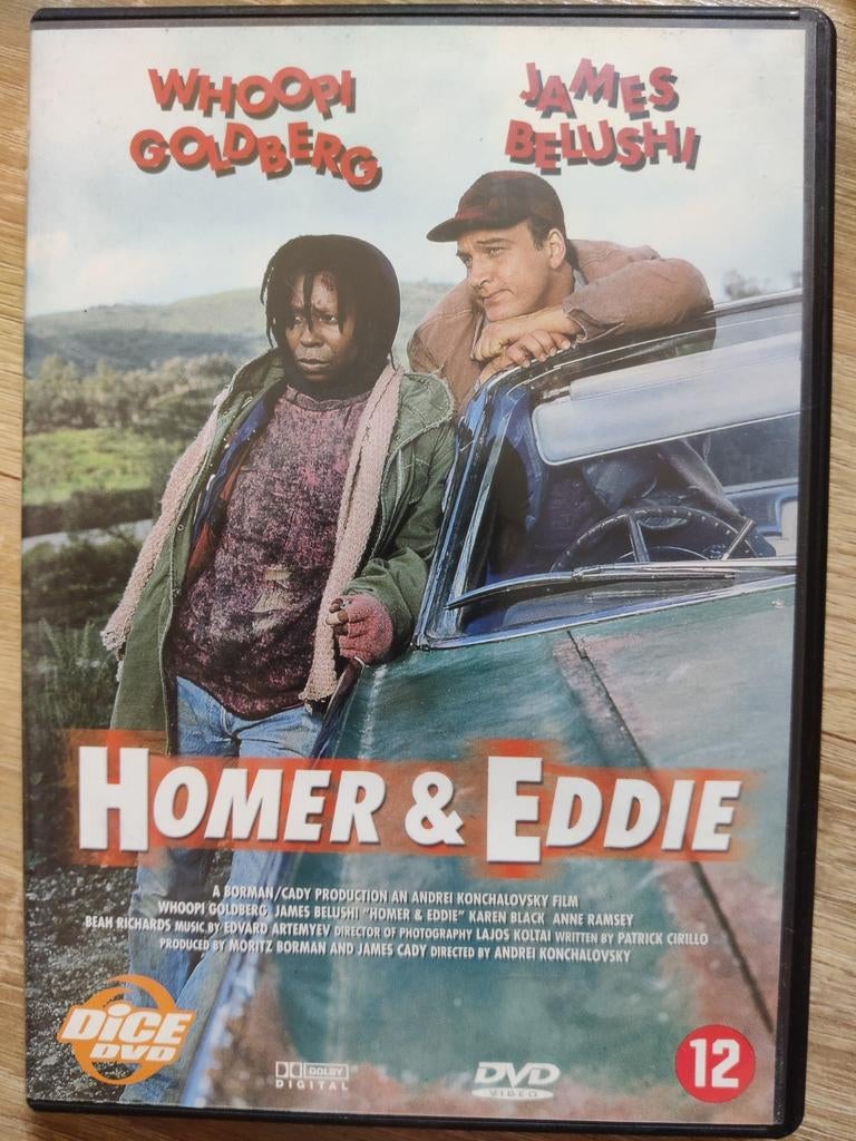 Homer & Eddie (1989) (Whoopi Goldberg, James Belushi) DVD, Ophalen of Verzenden, Zo goed als nieuw