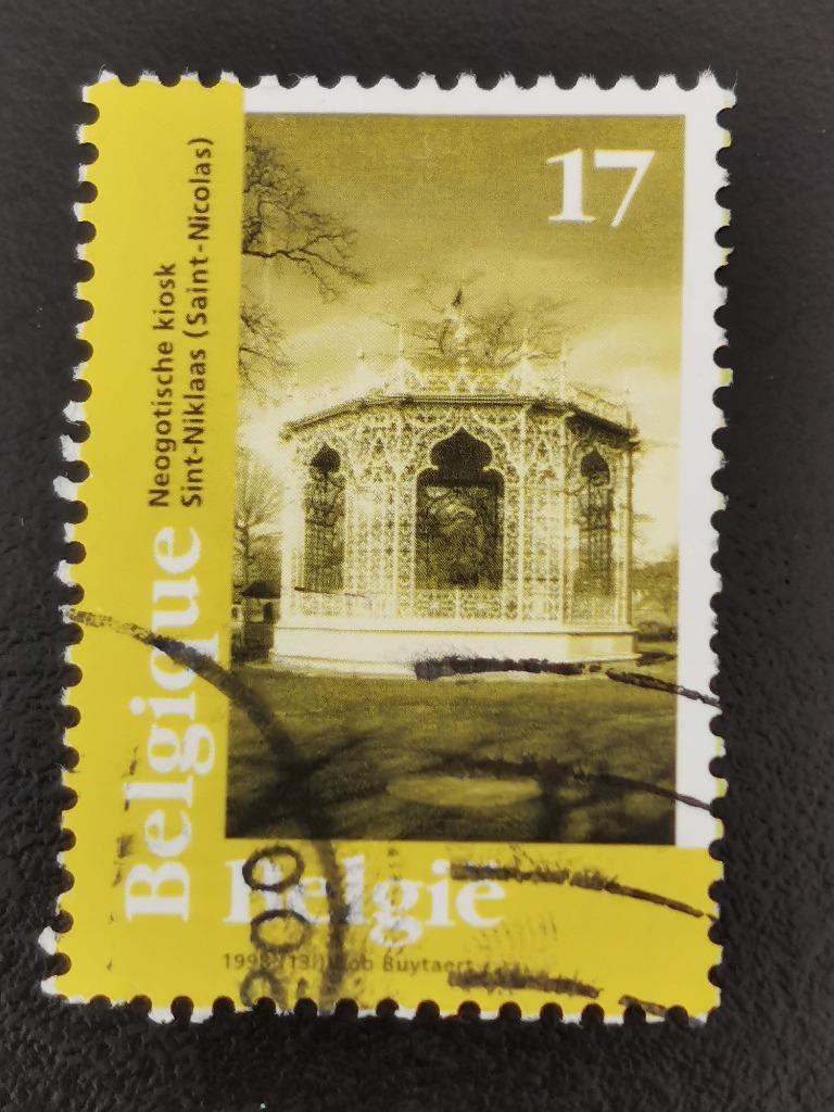 Belgique 1998 - Kiosque néo-gothique Sint-Niklaas, Enlèvement ou Envoi, Affranchi