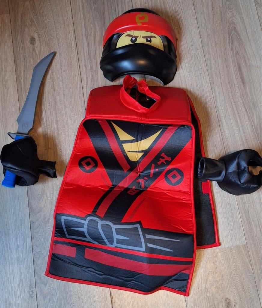 Ninja carnaval kostuum, Ophalen