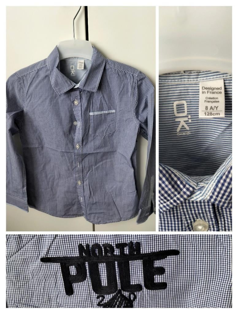 Chemise OKAÏDI, Enfants & Bébés, Vêtements enfant | Taille 128, Enlèvement, Comme neuf, Okaïdi, Garçon