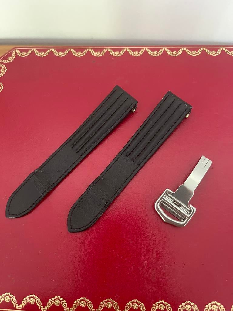 CARTIER ROADSTER-armband met vouwsluiting, Handtassen en Accessoires, Horloges | Heren, Ophalen of Verzenden