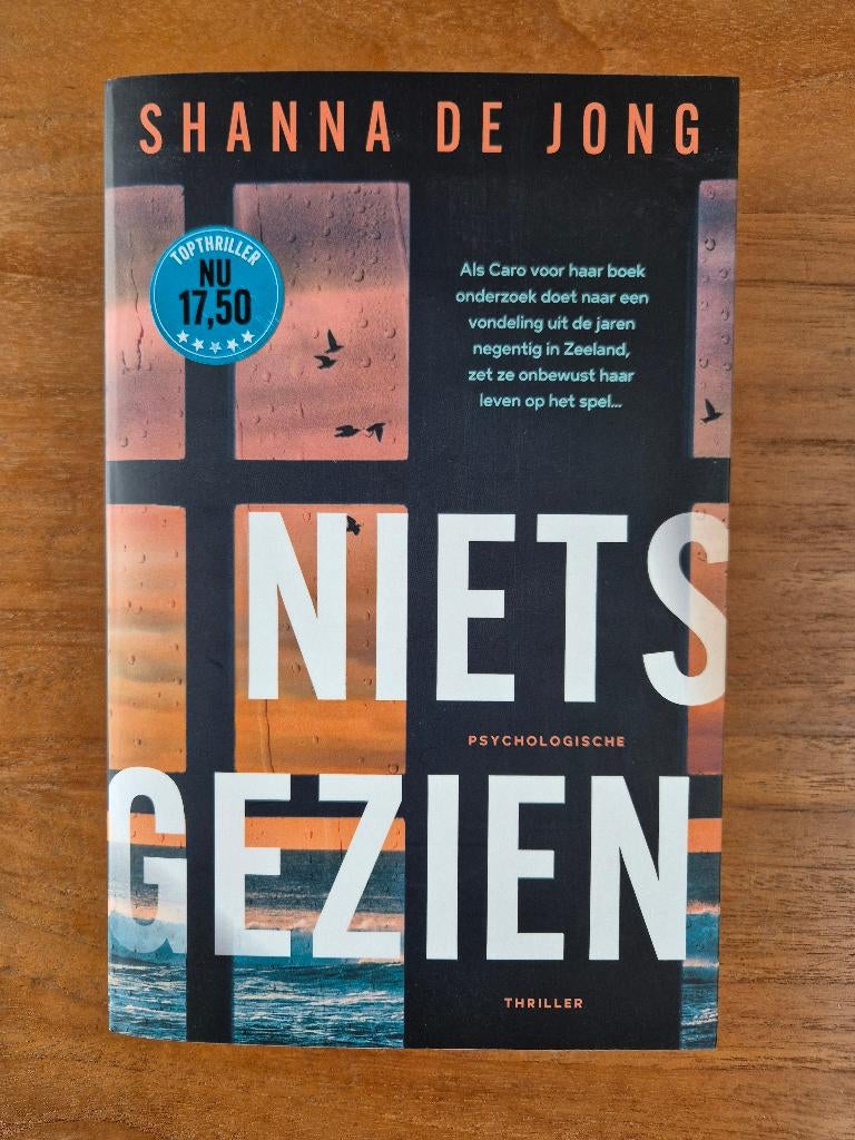Niets gezien, Enlèvement, Comme neuf, Shanna de Jong, Pays-Bas