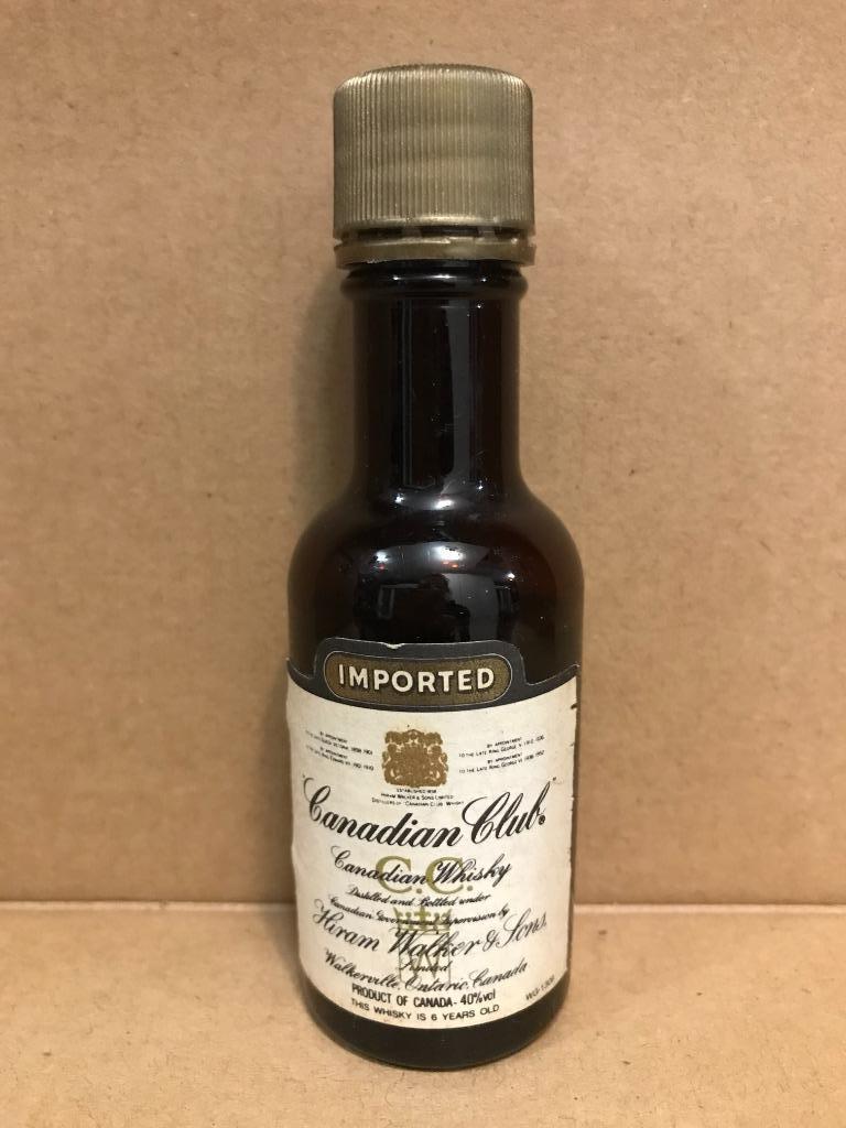 Canadian Club - Whisky - Proeffles alcohol - Canada, Verzamelen, Wijnen, Ophalen of Verzenden, Noord-Amerika, Overige typen