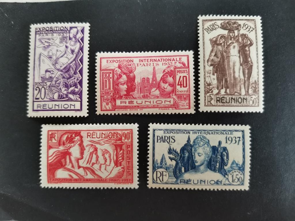 Réunion 1937 - Exposition Universelle de Paris*, Enlèvement ou Envoi, Autres pays, Non oblitéré