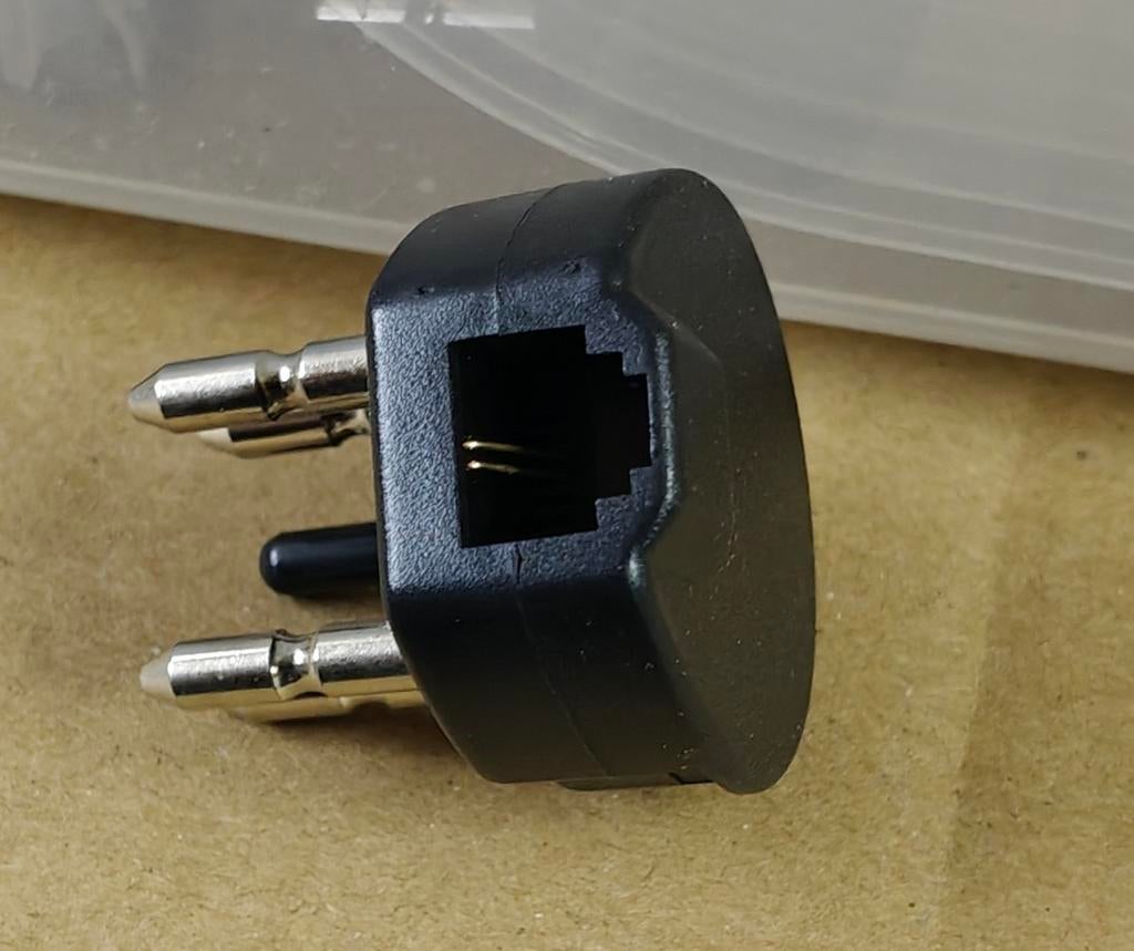 Stekkers vaste telefonie 5-polig naar RJ11, 5 voor 2 euro !, Ophalen, Nieuw