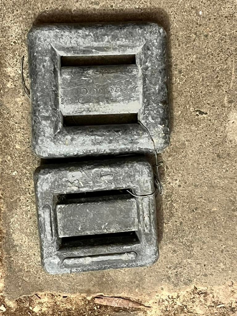 4 kg PLOMBS pour plongée, Enlèvement, Utilisé