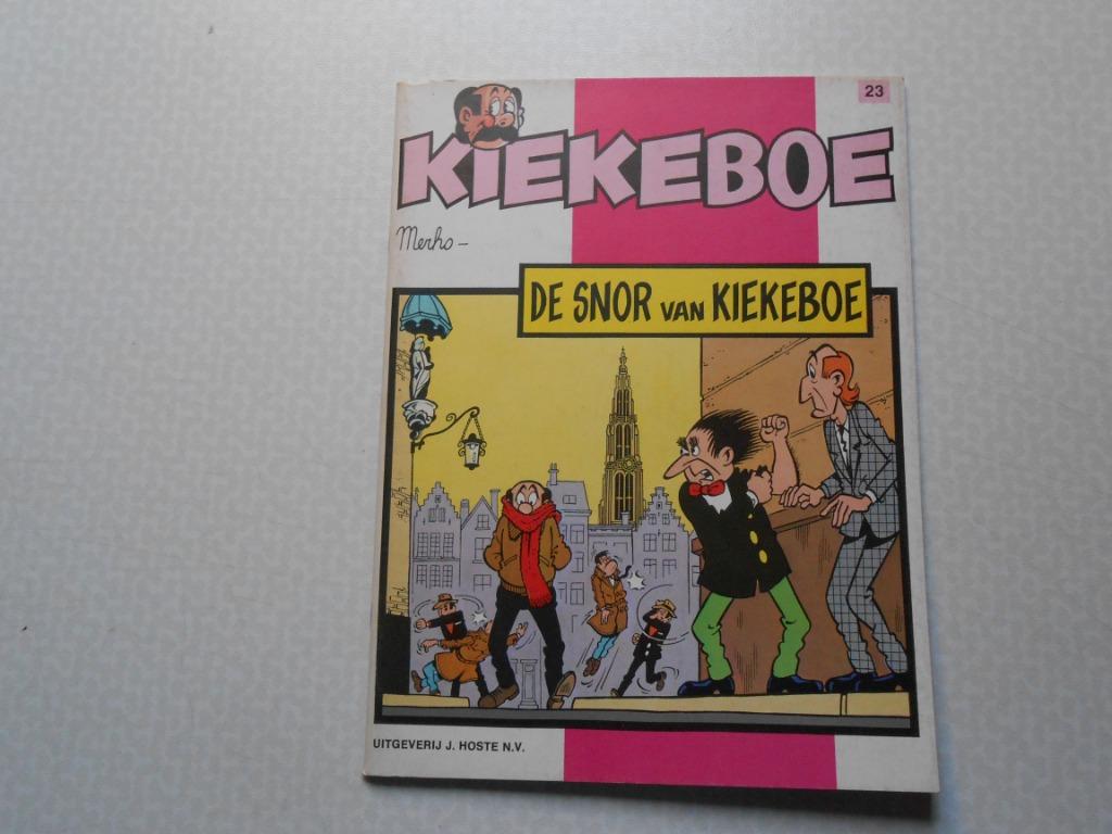 kiekeboe 23 De snor van Kiekeboe 26 1984 1 ste druk., Enlèvement ou Envoi, Une BD, Merho, Comme neuf