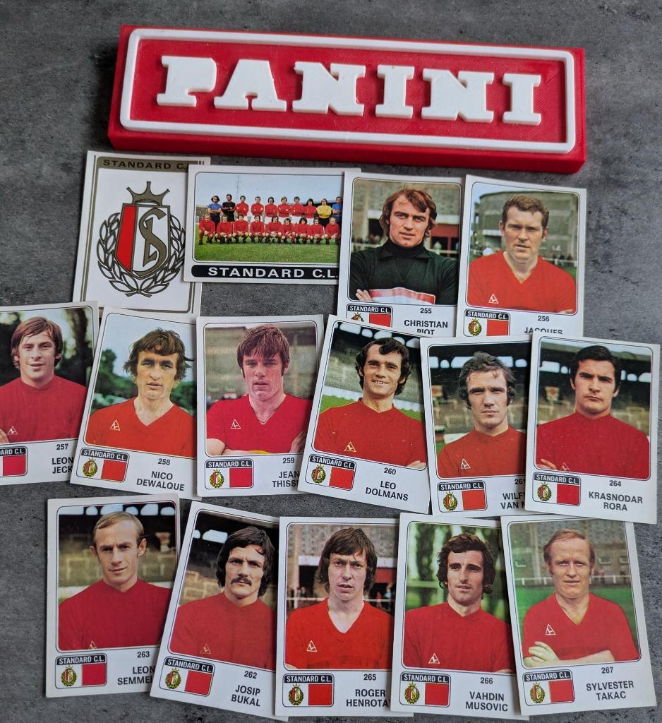 PANINI FOOTBALL 1973/74 STANDARD LUIK 15X STICKERS 1973, Hobby en Vrije tijd, Stickers en Plaatjes, Verzenden