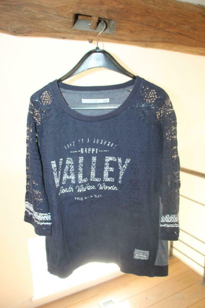 T-SHIRT BLEU LOLA LIZA TAILLE  LARGE, Maat 38/40 (M), Ophalen of Verzenden, Lange mouw, Gedragen