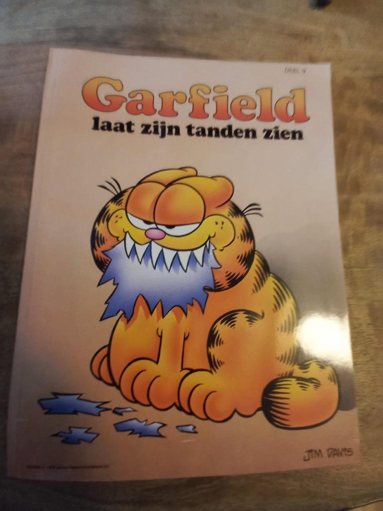 Strip Garfield laat zijn tanden zien deel 9, Boeken, Eén stripboek, Jim Davis, Ophalen of Verzenden, Zo goed als nieuw