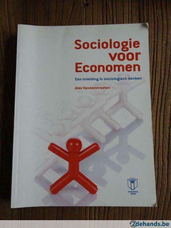 Sociologie voor economen., Boeken, Studieboeken en Cursussen, Verzenden, Gelezen