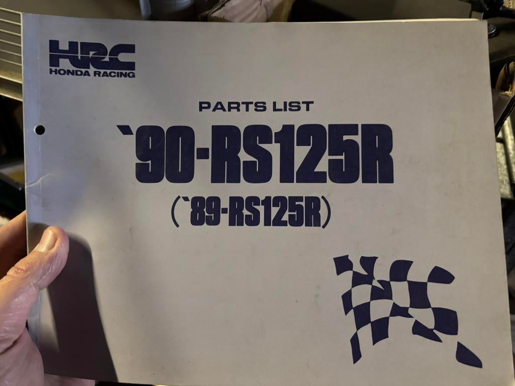 HRC Honda RSR 1989-1990 Manuel de pièces, Enlèvement ou Envoi, Honda