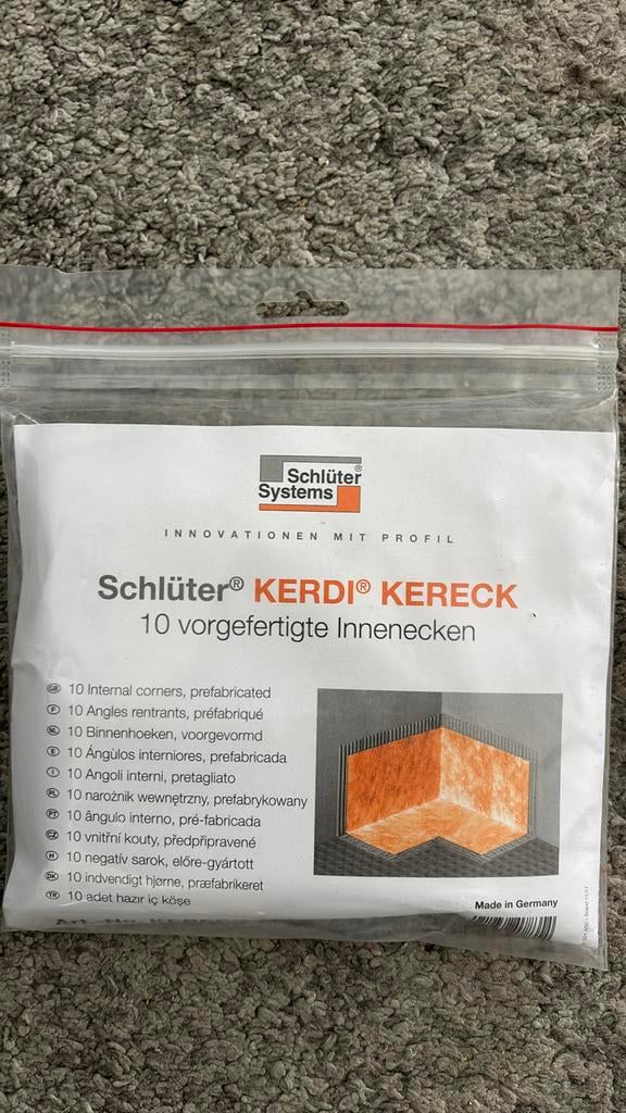 Schluter kerdihoek, Enlèvement, Neuf