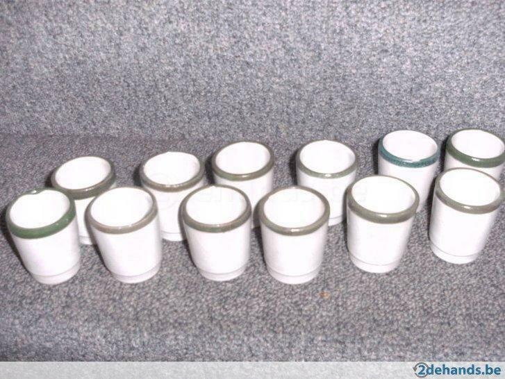 potjes 12 stuks voor desserts voor in oven/diepvries, Gebruikt