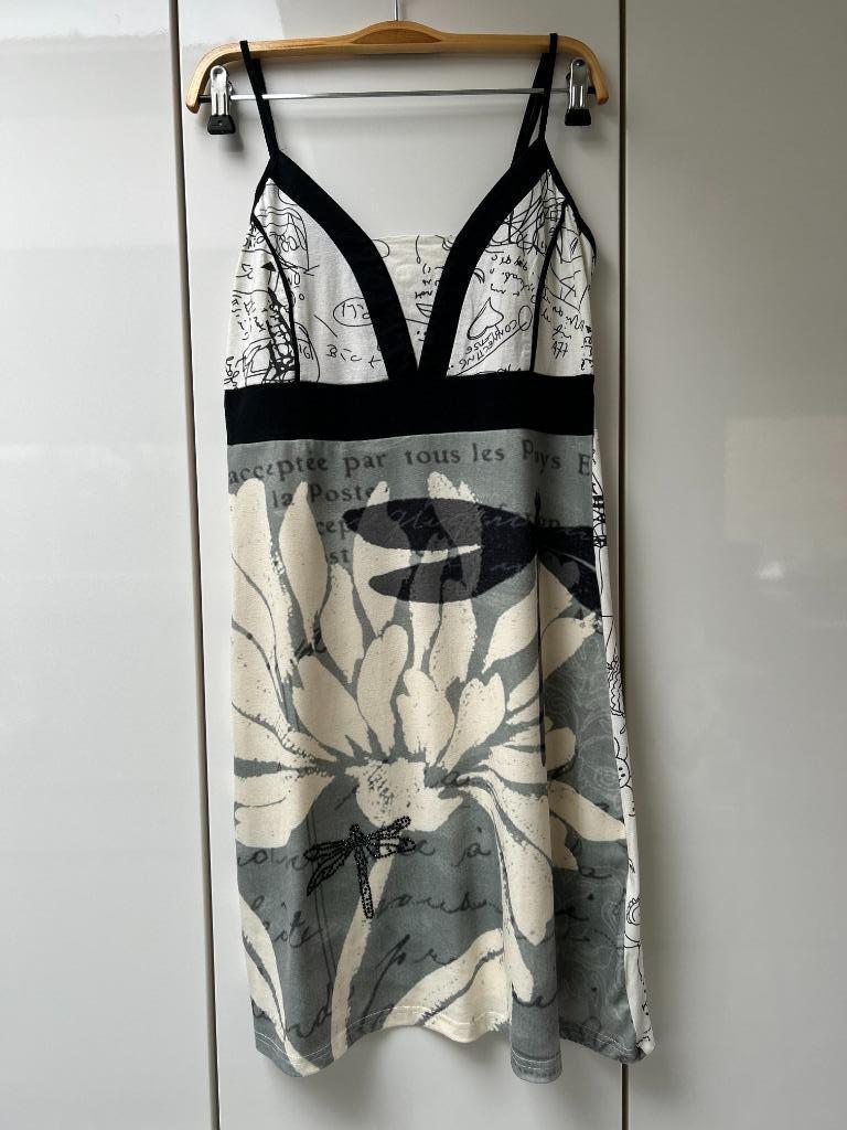 Jurk met bandjes 101 Idées - Maat M, Kleding | Dames, Maat 38/40 (M), Wit, Ophalen of Verzenden, Zo goed als nieuw