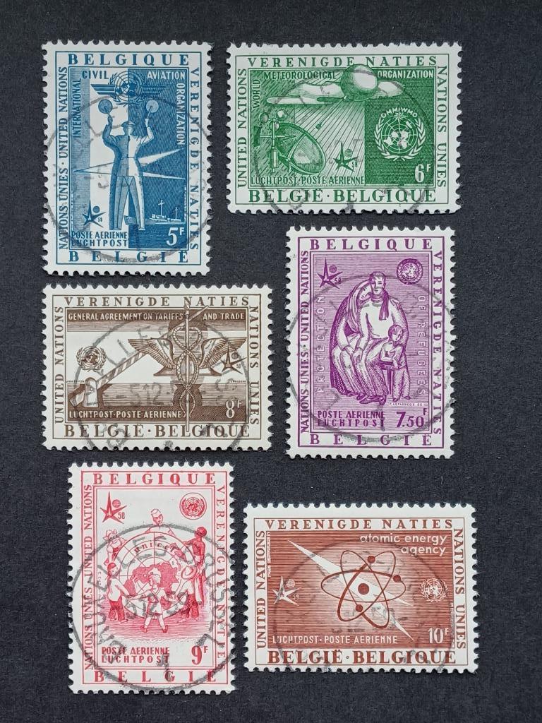 Postzegels Belgie, Met stempel, Ophalen of Verzenden, Luchtpostzegel, Gestempeld