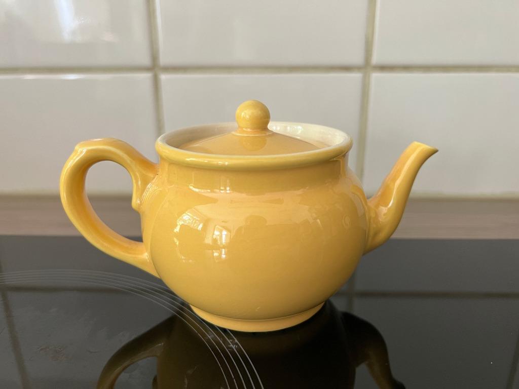 Petite théière jaune Villeroy & Boch pour  Nescafé décaféiné, Antiquités & Art, Enlèvement ou Envoi