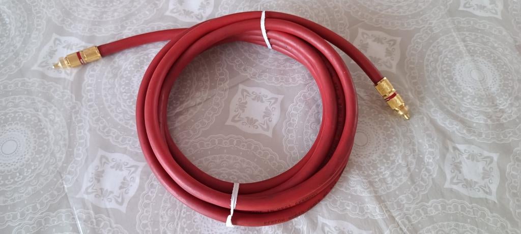 Câble subwoofer Refcon Red diamètre 10mm longueur 3,60m, TV, Hi-fi & Vidéo, Enlèvement ou Envoi, Comme neuf