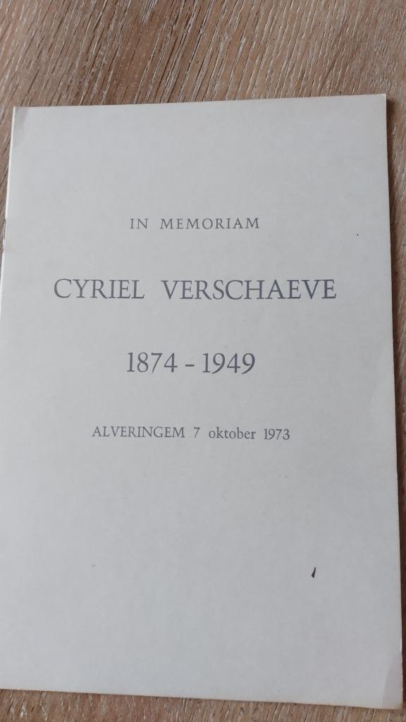 Cyriel Verschaeve, Boeken, Ophalen, Zo goed als nieuw