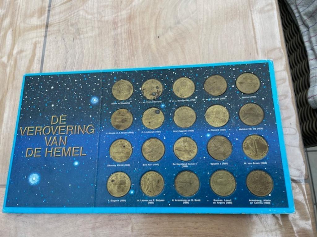 luchtvaart"de verovering van de hemel"(Shell)1970's  vintage, Ophalen, Zo goed als nieuw, Overige typen