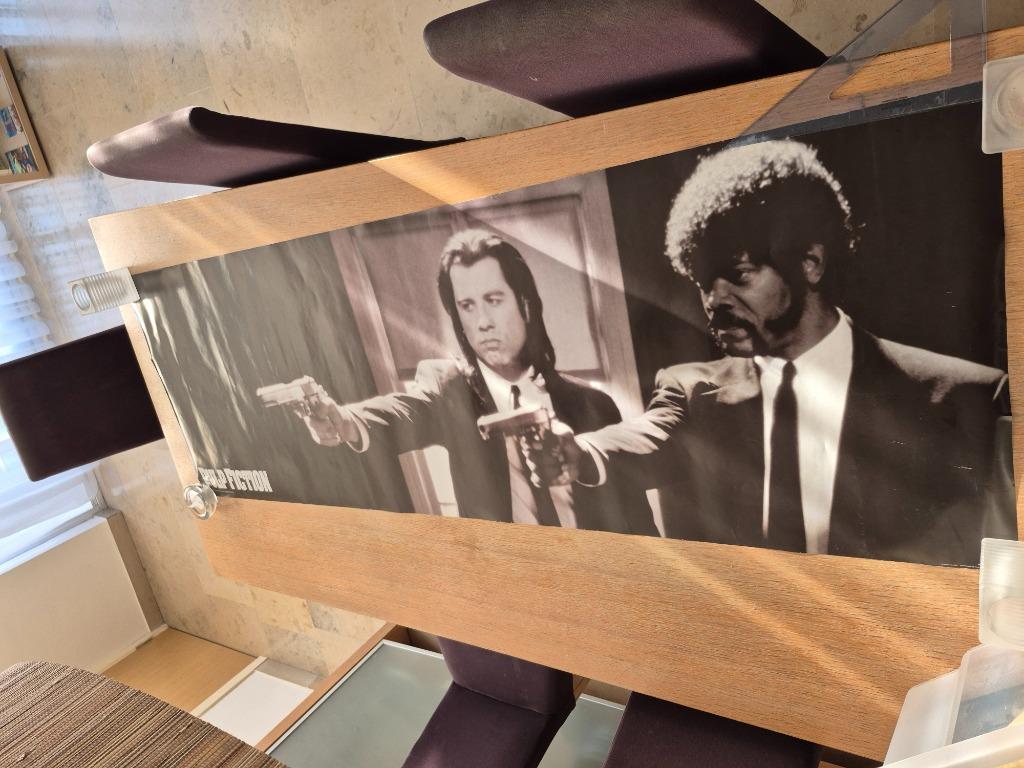 Poster Pulp fiction (groot), Ophalen of Verzenden, Zo goed als nieuw