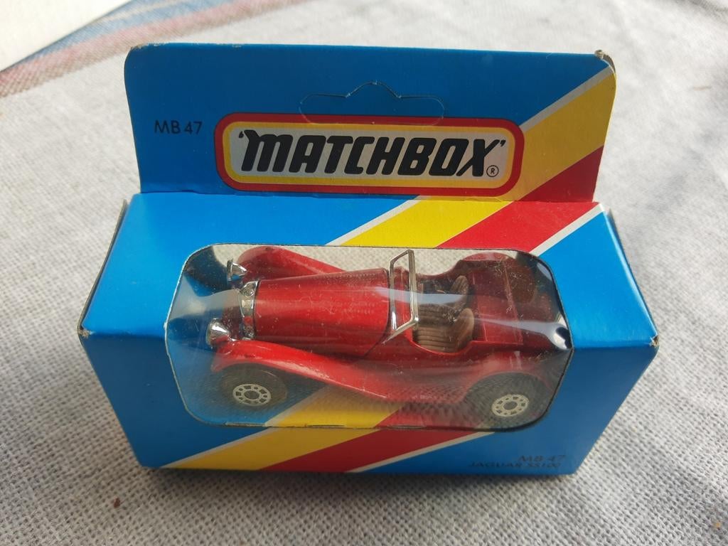 Modelauto 'Matchbox' Jaguar SS100, nog nieuw in verpakking, Ophalen of Verzenden, Zo goed als nieuw, Matchbox