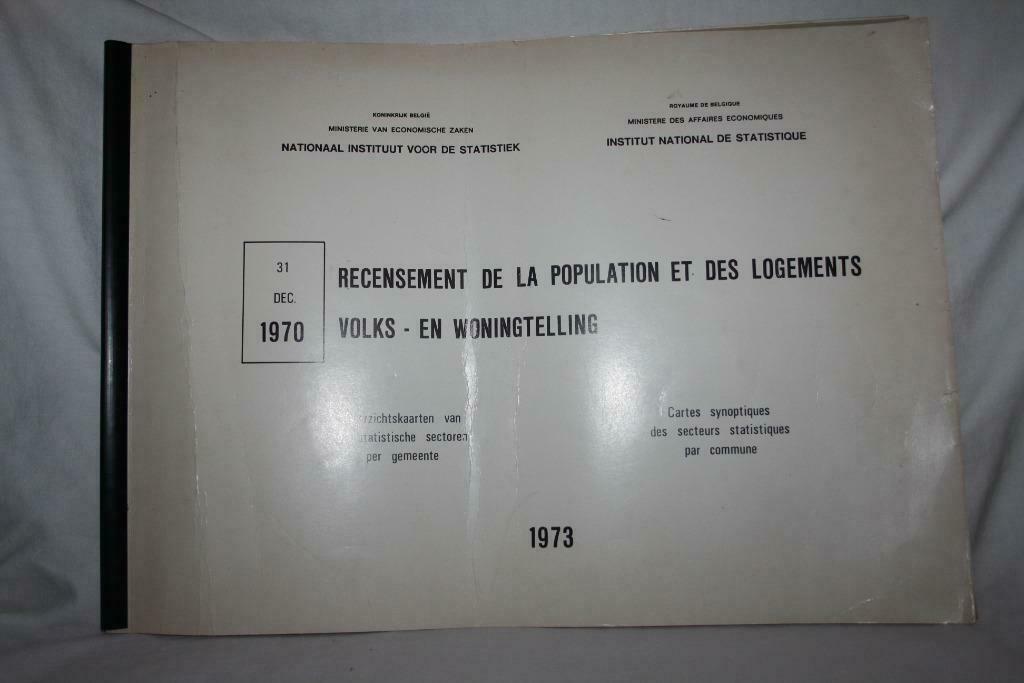 Volk- en woningstelling 1970 Rencement de la population et.., Ophalen of Verzenden, Gelezen