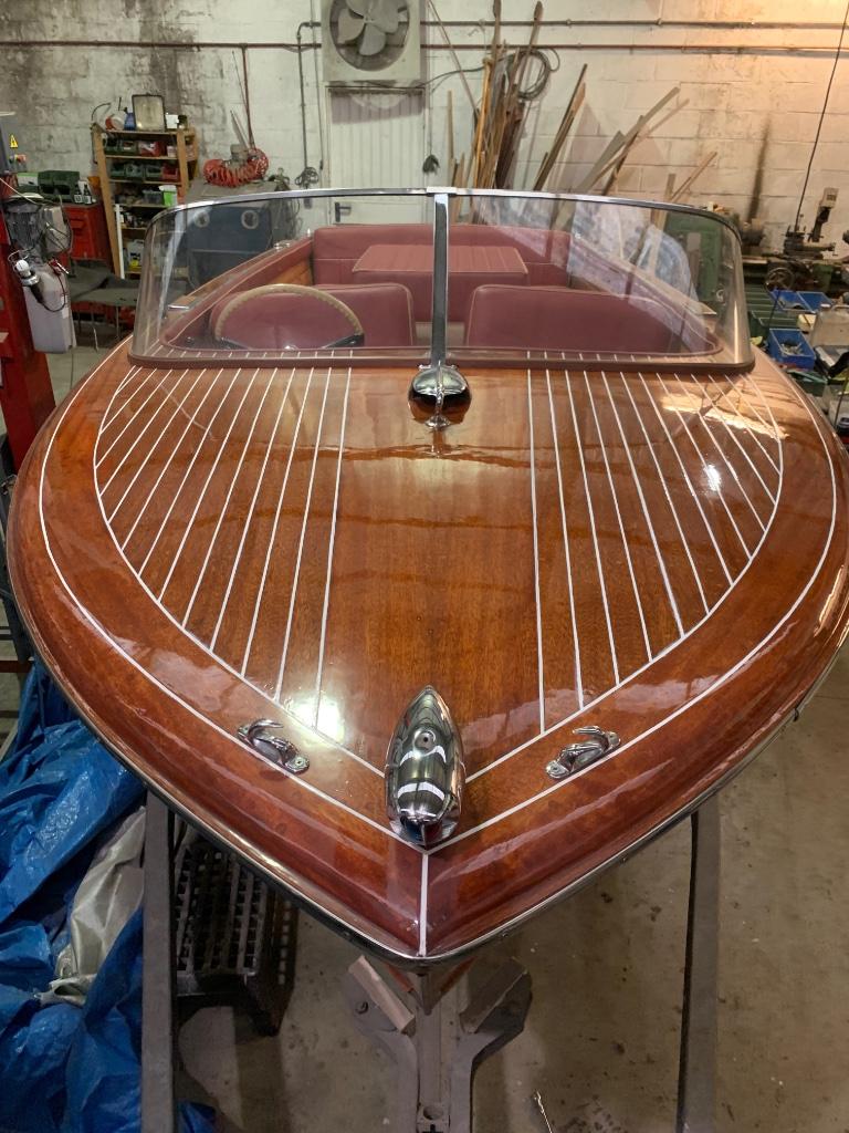 RUBBERBOOT CHRIS CRAFT, Watersport en Boten, Ophalen, Gebruikt, Binnenboordmotor, Hout