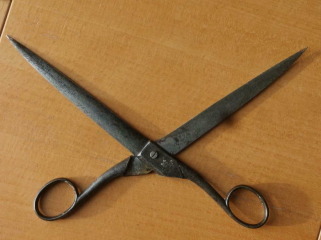 ciseaux de tailleur anciens des années 1930, Enlèvement ou Envoi