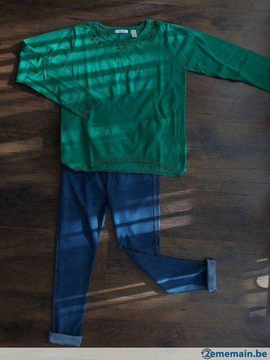 Ensemble 10 ans, Utilisé, Fille, Pull ou Veste