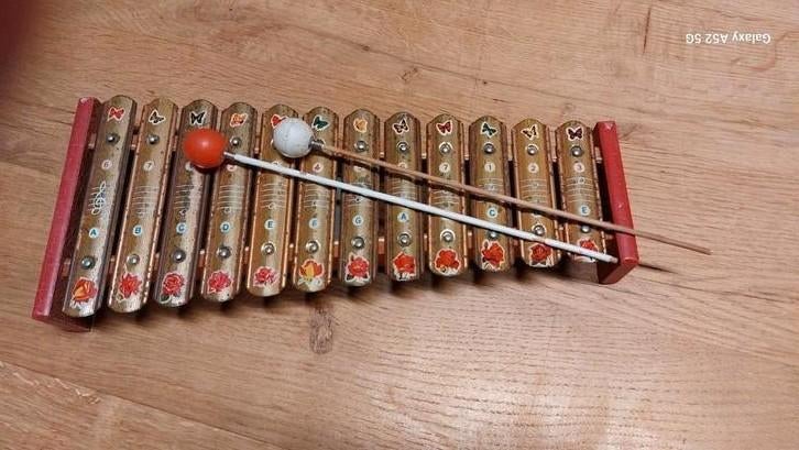 Antiek werkend muziekinstrument, speelgoed., Ophalen of Verzenden