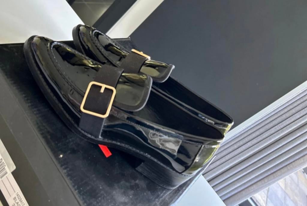 Zwarte lakschoenen, Schoenen met lage hakken, Zwart, Zo goed als nieuw, Zara Trafaluc