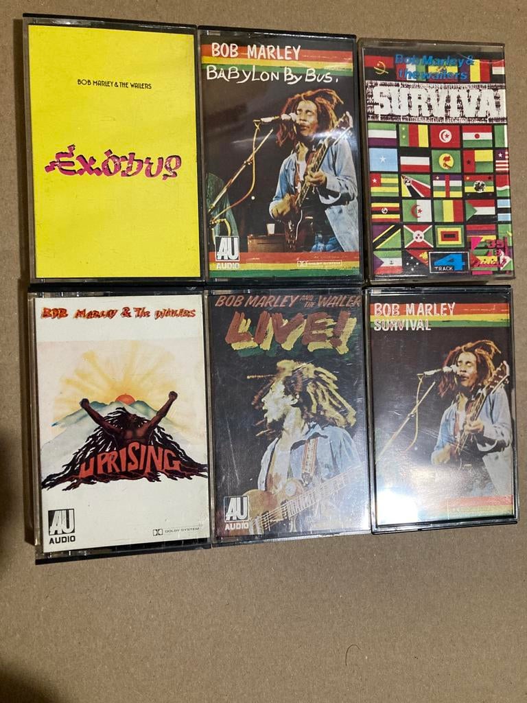 Bob Marley cassette bandjes(6x), Ophalen of Verzenden, Zo goed als nieuw