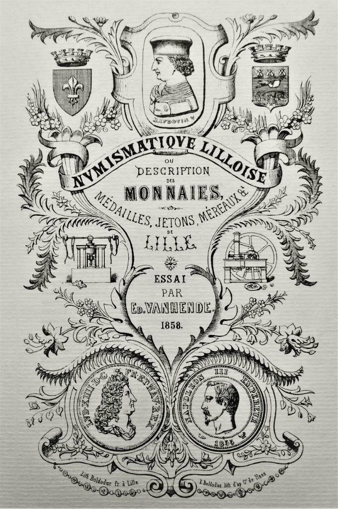 Nvmismatiqve Lilloise [Lille] - 1979 - [facsimilé anno 1858], Enlèvement ou Envoi, France, Série, Or