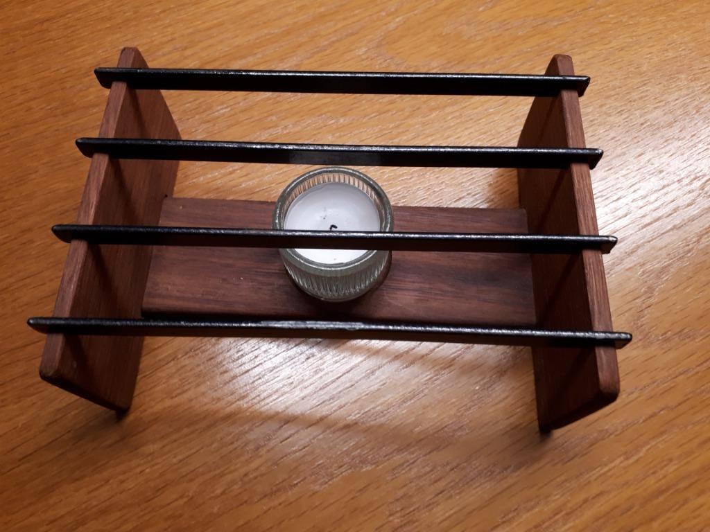 Houten schotelverwarmer, Ophalen, Gebruikt