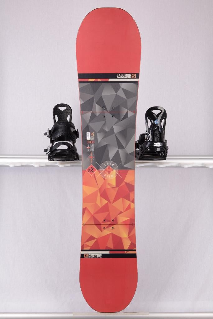 150 snowboard SALOMON WILD CARD, red, ALL terrain, Ophalen of Verzenden, Gebruikt, Board