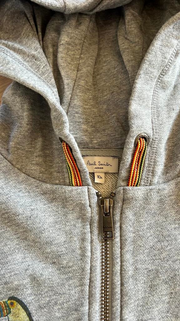 Hoodie met rits van Paul Smith Junior maat 10, Trui of Vest, Ophalen of Verzenden, Zo goed als nieuw, Jongen