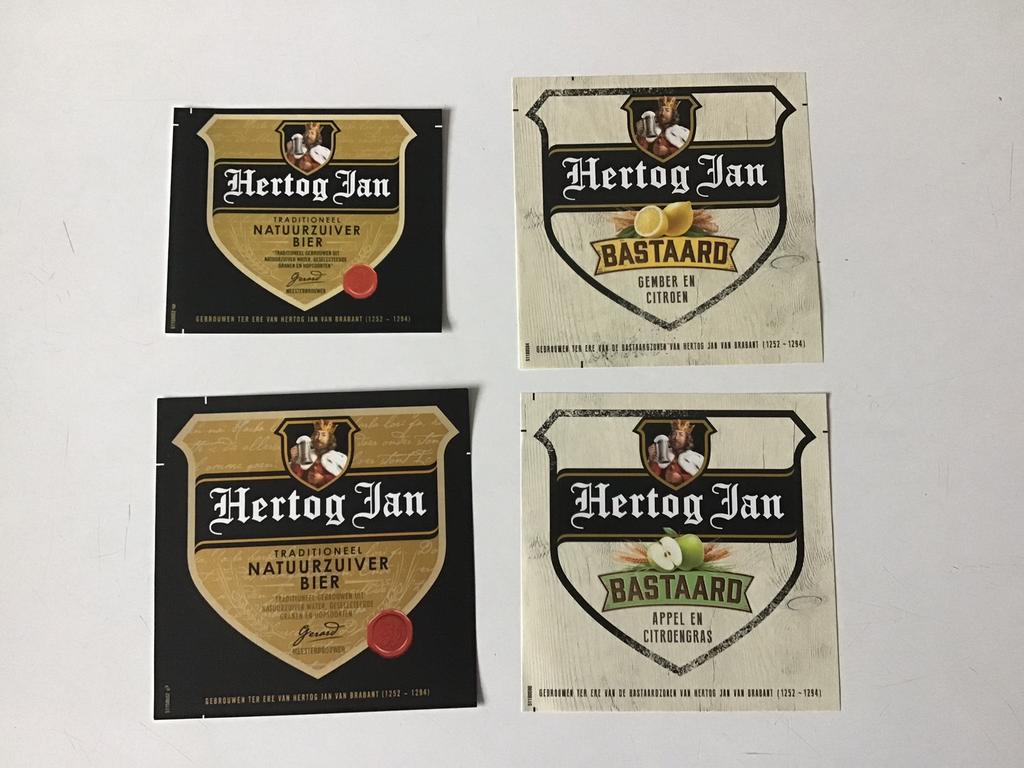 Bieretiketten Hertog Jan., Verzamelen, Biermerken, Ophalen, Nieuw, Hertog Jan